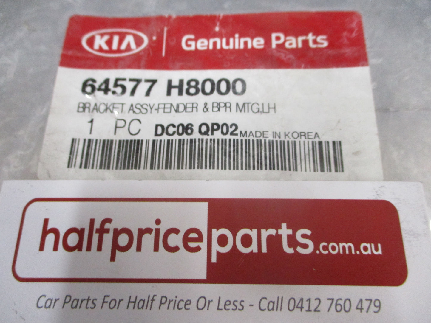Kia Rio Genuine Left Hand Front Guard Bracket New Part