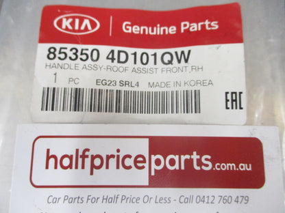 Kia Carnival Genuine Drivers Front Roof Handle Gray Assembly New Part