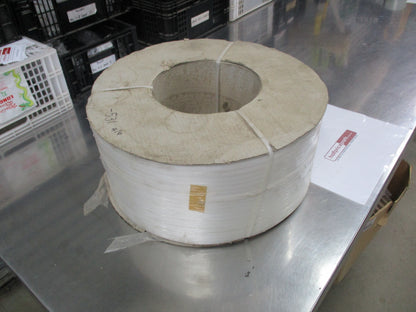 1000m x 8mm White Plastic Pallet Strapping Tape New