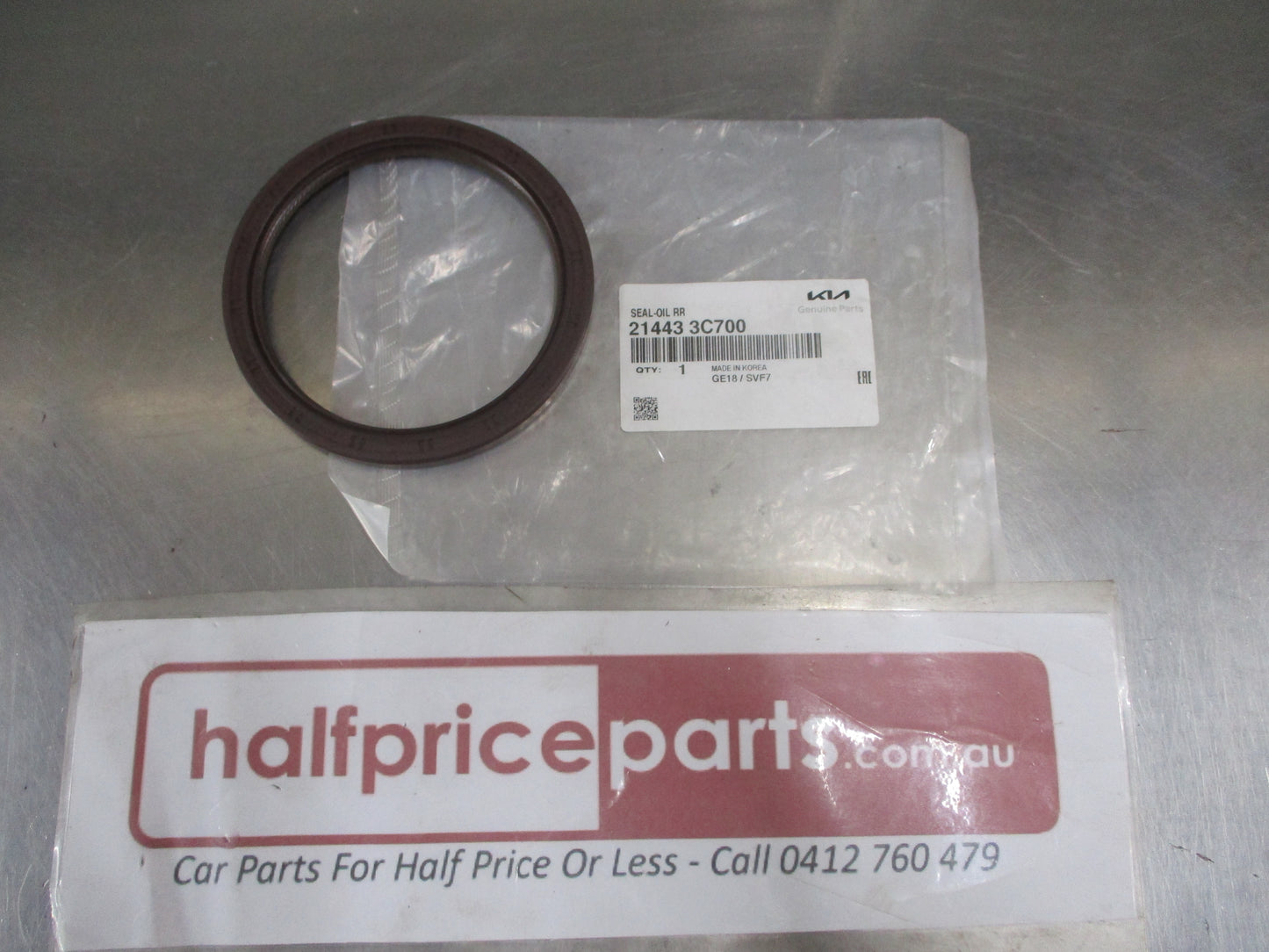 Kia Carnival/Stinger/Sorento Genuine Engine Crankshaft Seal Rear Right New Part