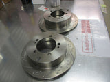 RDA Rear Disc Brake Rotors Slotted-Dimpled Suits Mitsubishi Magna Verada New Part