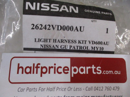 Nissan GU Y61 Patrol Genuine Bull Bar Light Harness New Part