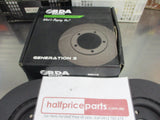 RDA Front Disc Brake Rotors (Pair) Slotted-Dimpled Suits Mitsubishi EVO V-IX New Part