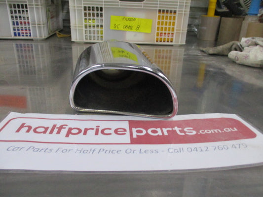 Blue Diamond 63mm inlet oval shape Exhaust Chrome Tip - New Part