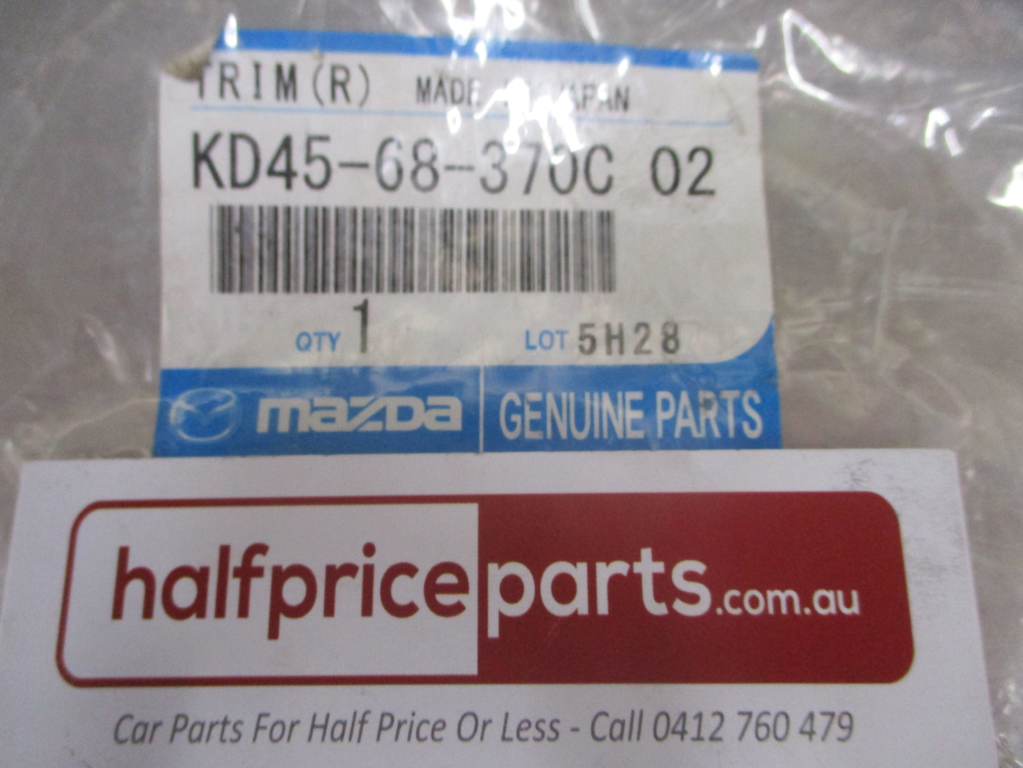 Mazda CX-5 Genuine Right Hand Front Kick Trim Panel New Part