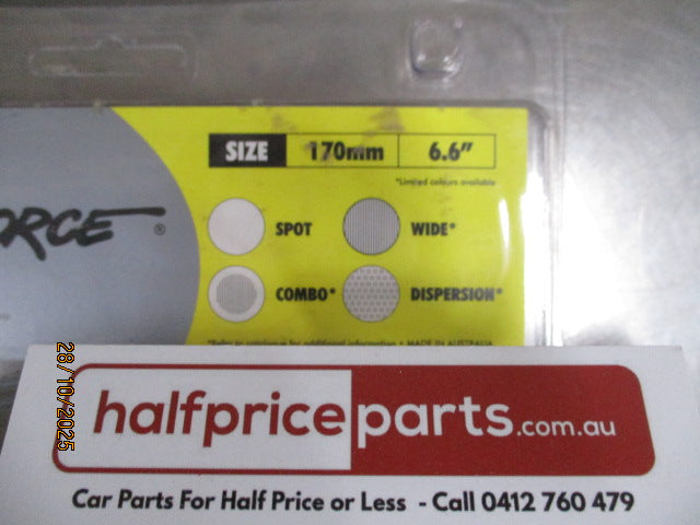 Light Force Striker Halogen/HID Crystal Blue Filter -Spot Cover 170mm - New Part