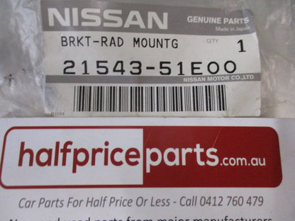 Nissan Stanza Genuine Lower Radiator Mounting Bracket New Part