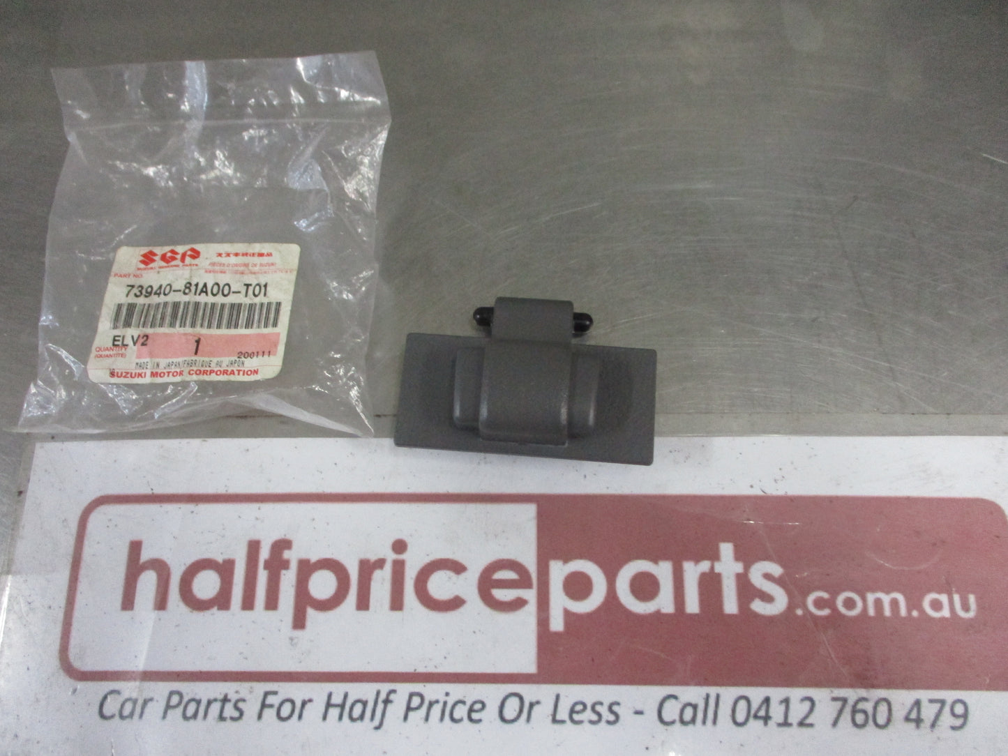 Suzuki Grand Vitara Genuine Glove Box Latch (Gray) New Part