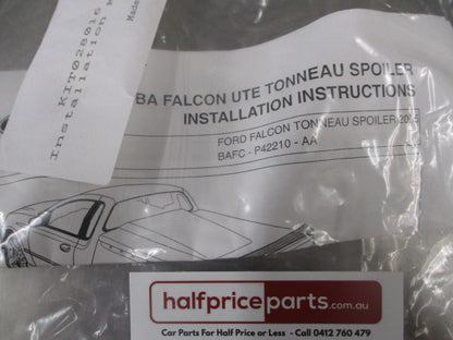 Ford Falcon BA/BF/FG/MK II  Genuine Hard Lid Spoiler With Fitting Kit (WHILE STOCKS LAST) New Part