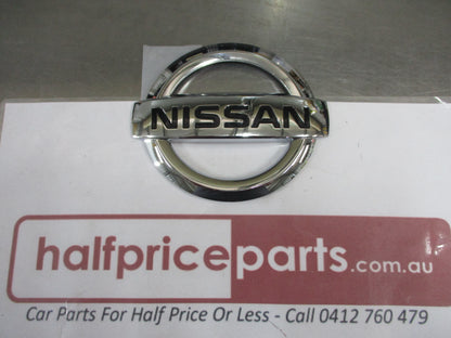 Nissan Rogue Genuine Rear Tail Gate Chrome Emblem New Part