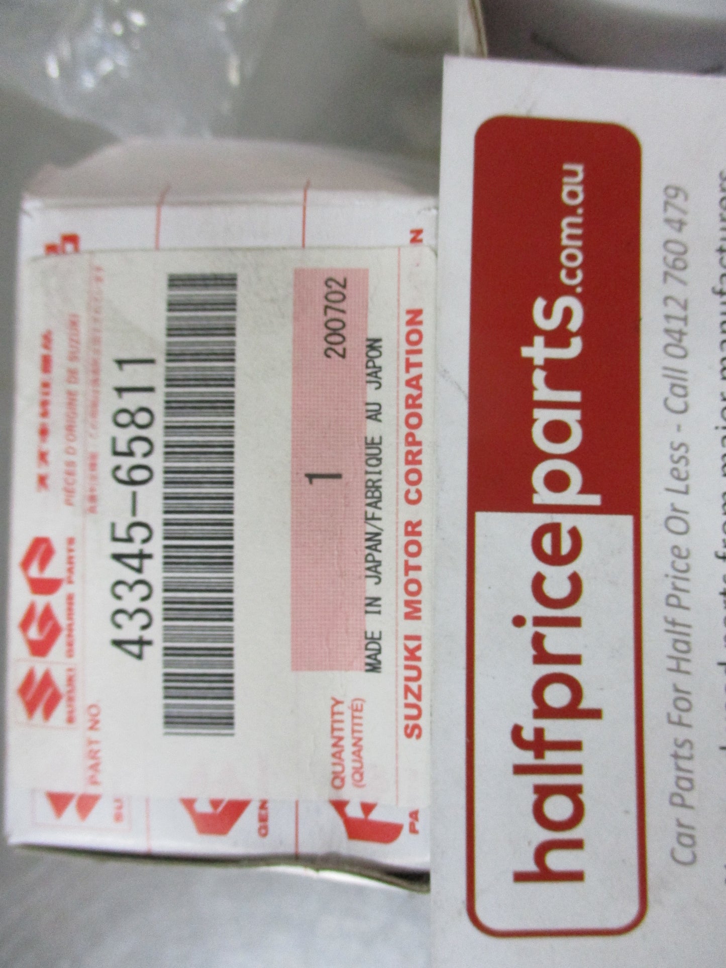 Suzuki Grand Vitara Genuine Dust Boot Seal New Part