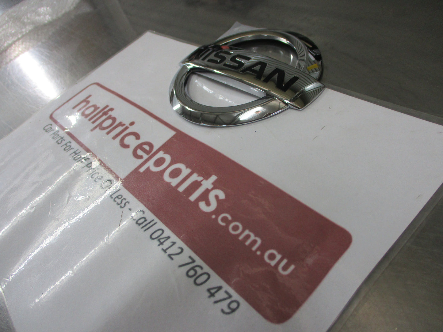 Nissan Rogue Genuine Rear Tail Gate Chrome Emblem New Part