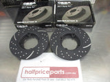 RDA Front Disc Brake Rotors (Pair) Slotted-Dimpled Suits Suzuki Alot Hatch SS-80V New Part