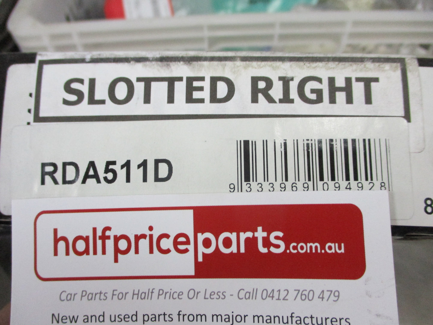 RDA Front Disc Brake Rotors (Pair) Slotted-Dimpled Suits Suzuki Alot Hatch SS-80V New Part