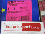 EBC Front Disc Brake Pad Set Suits Mercedes Benz C-Class/CLK-Class/SLK-Class New Part