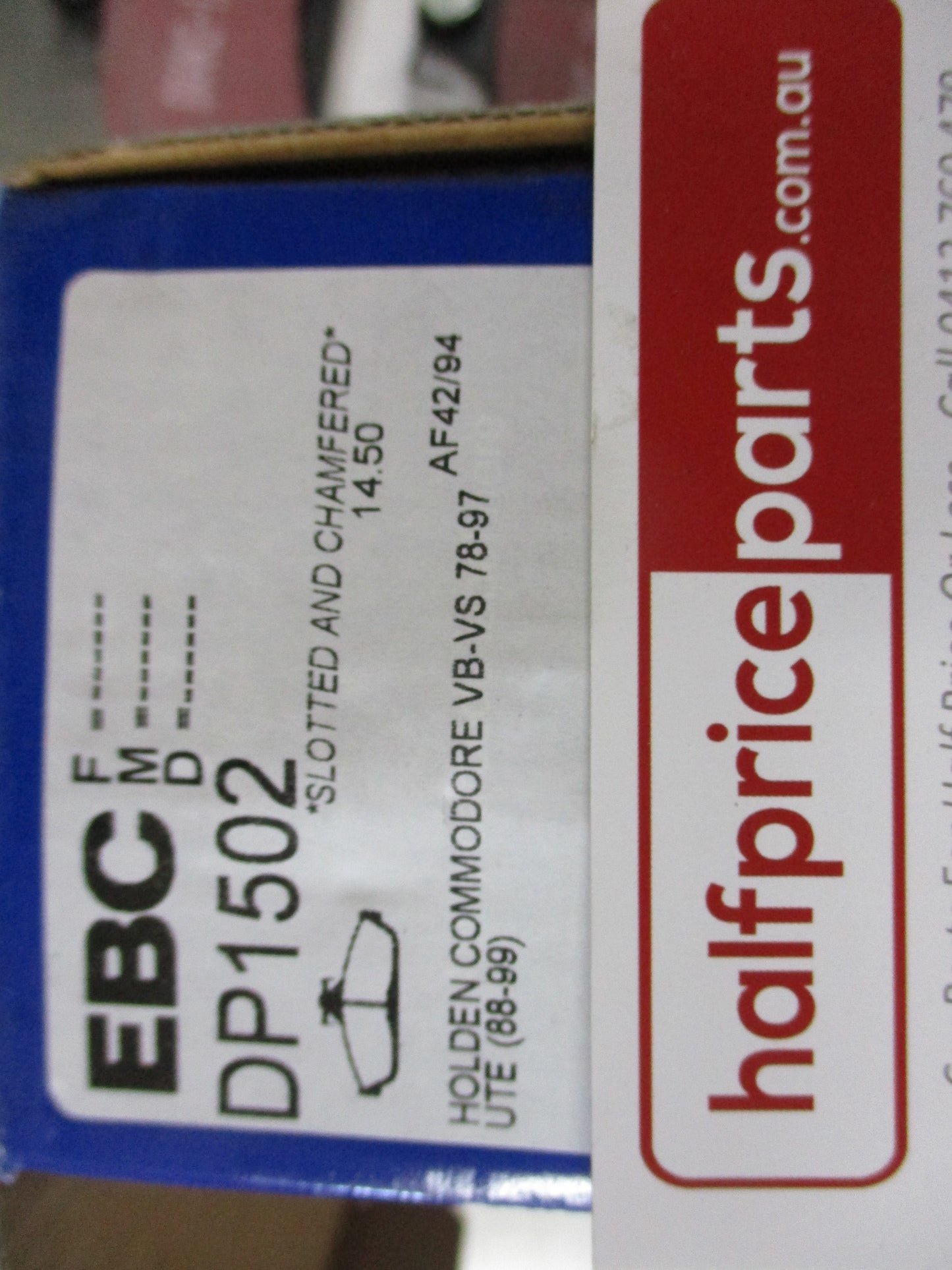 EBC Front Disc Brake Pad Set Suits Holden VB-VC-VK Commodore New Part