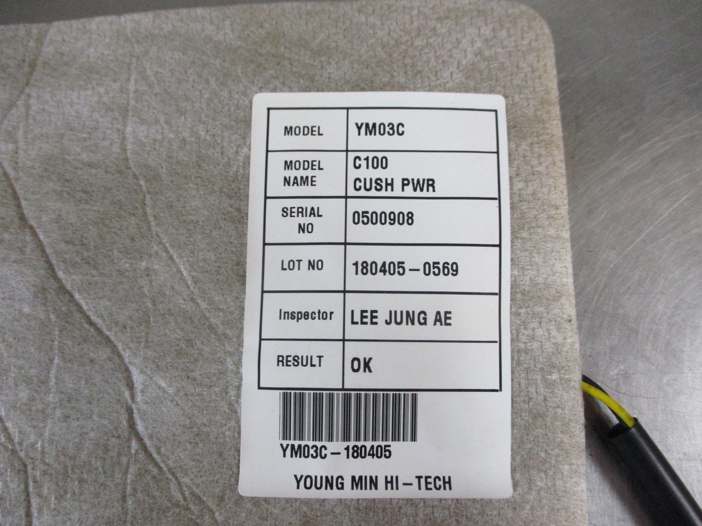 Holden Captiva CG7 Genuine Drivers Seat Cushion Heater New Part