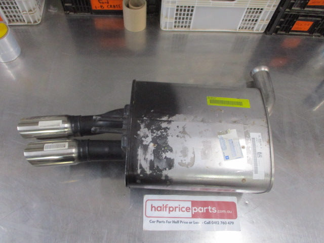 Holden VF SSV/Redline Commodore Genuine Right Hand Rear Muffler With Stainless Steel Tips New Part