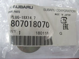 Subaru Impreza / Forester / Outback / XV Genuine Transmission Plug 18x14.7 New Part