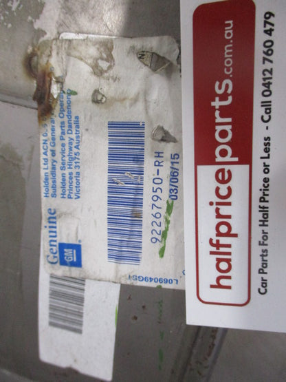 Holden Commodore VE/WN Statesman Genuine Right Hand Rear Exhaust Muffler Chrome Steel Tip  New Part