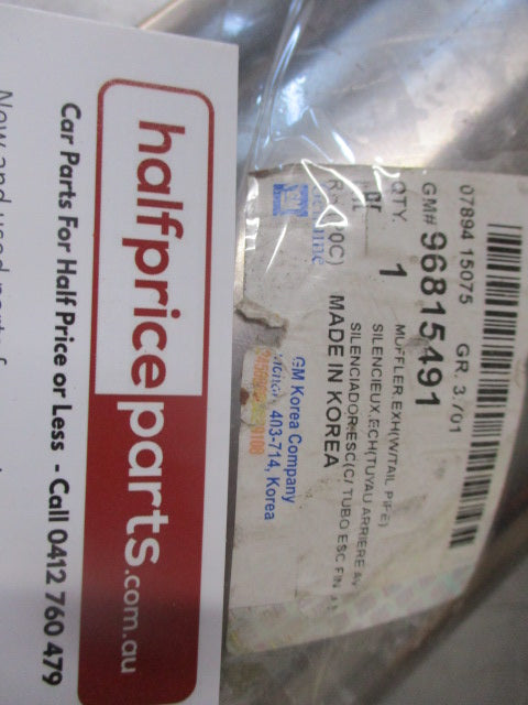 Holden Captiva 2.0Ltr Diesel Genuine Left Hand Rear Exhaust & Chrome Tip New Part