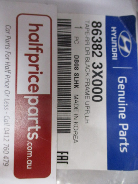 Hyundai Elantra Genuine Rear Upper Left Hand Black Window Frame Tape New Part