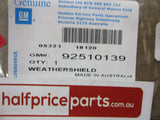 Holden Acadia Genuine Smoked Slimline Weathershield Set New Part