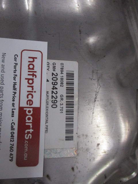 Holden Captiva 7 CG Genuine Exhaust Muffler Assembly With Tail Pipe With Chrome Tip New Part