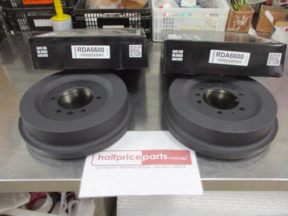 RDA Front Brake Drums (Pair) Suits Toyota Landcruiser BJ40 New Part