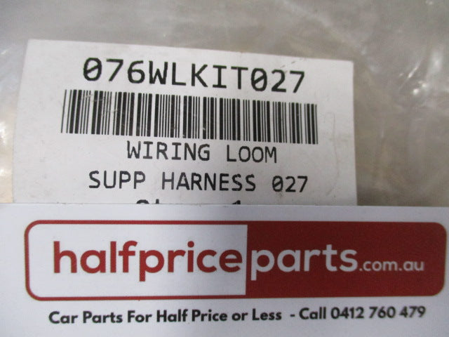 TJM Supplementary Wiring Kit Suit TJM Bull Bar Suits Toyota Prado 150 Series - New Part