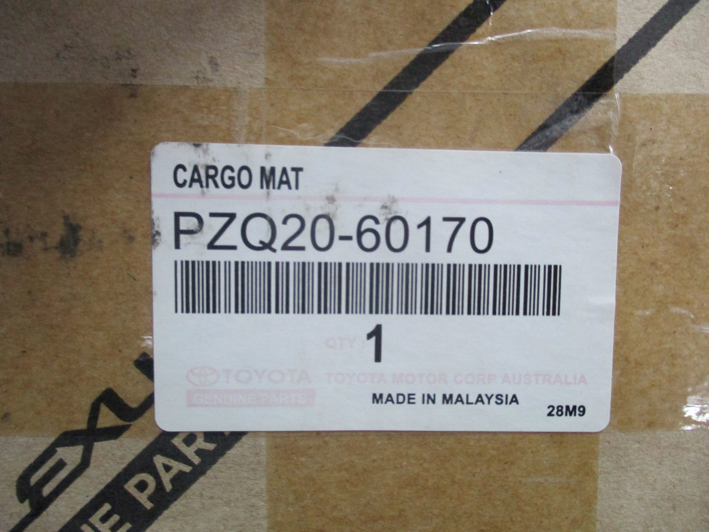 Toyota Land Cruiser 200 Series Genuine Rear Heavy Duty Rubber Cargo Mat New Part