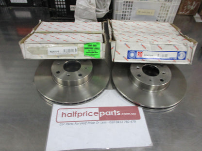 RDA Front Disc Brake Rotors Standard (Pair) Suits Rover 800 New Part