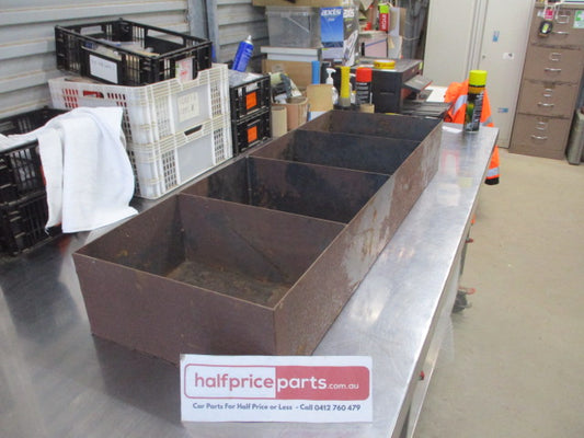 Great Nuts And Bolts Steel Storage Shelving Unit 4 Different Sections Used Part