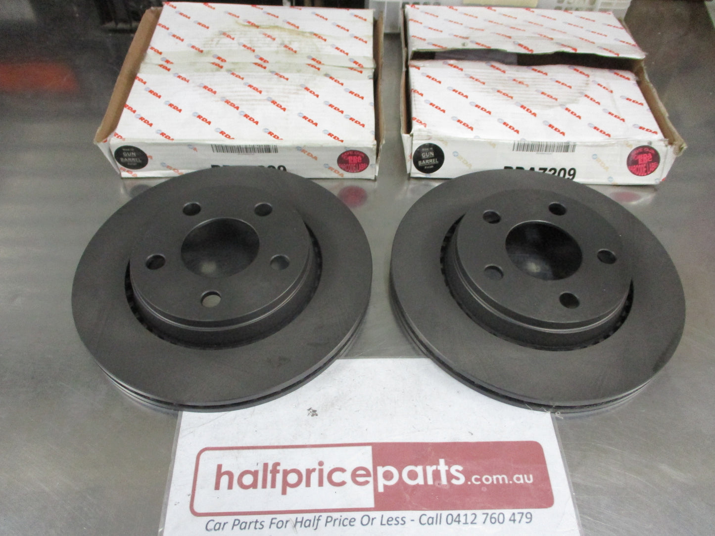 RDA Rear Disc Rotors Standard (Pair) Suits Audi S8 4.2Ltr New Part
