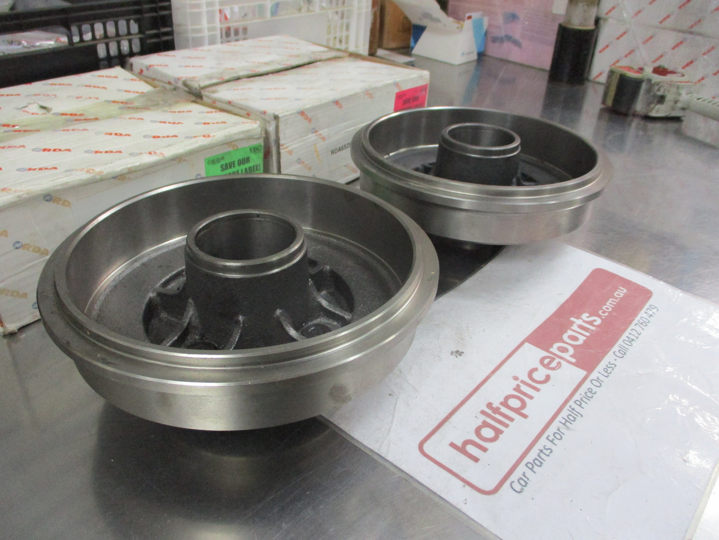 RDA Rear Brake Drums (Pair) Suits Holden Astra LD New Part
