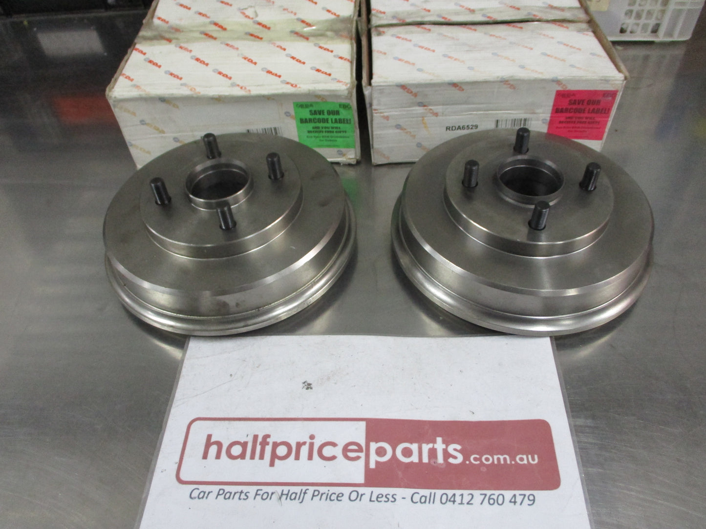 RDA Rear Brake Drums (Pair) Suits Holden Astra LD New Part