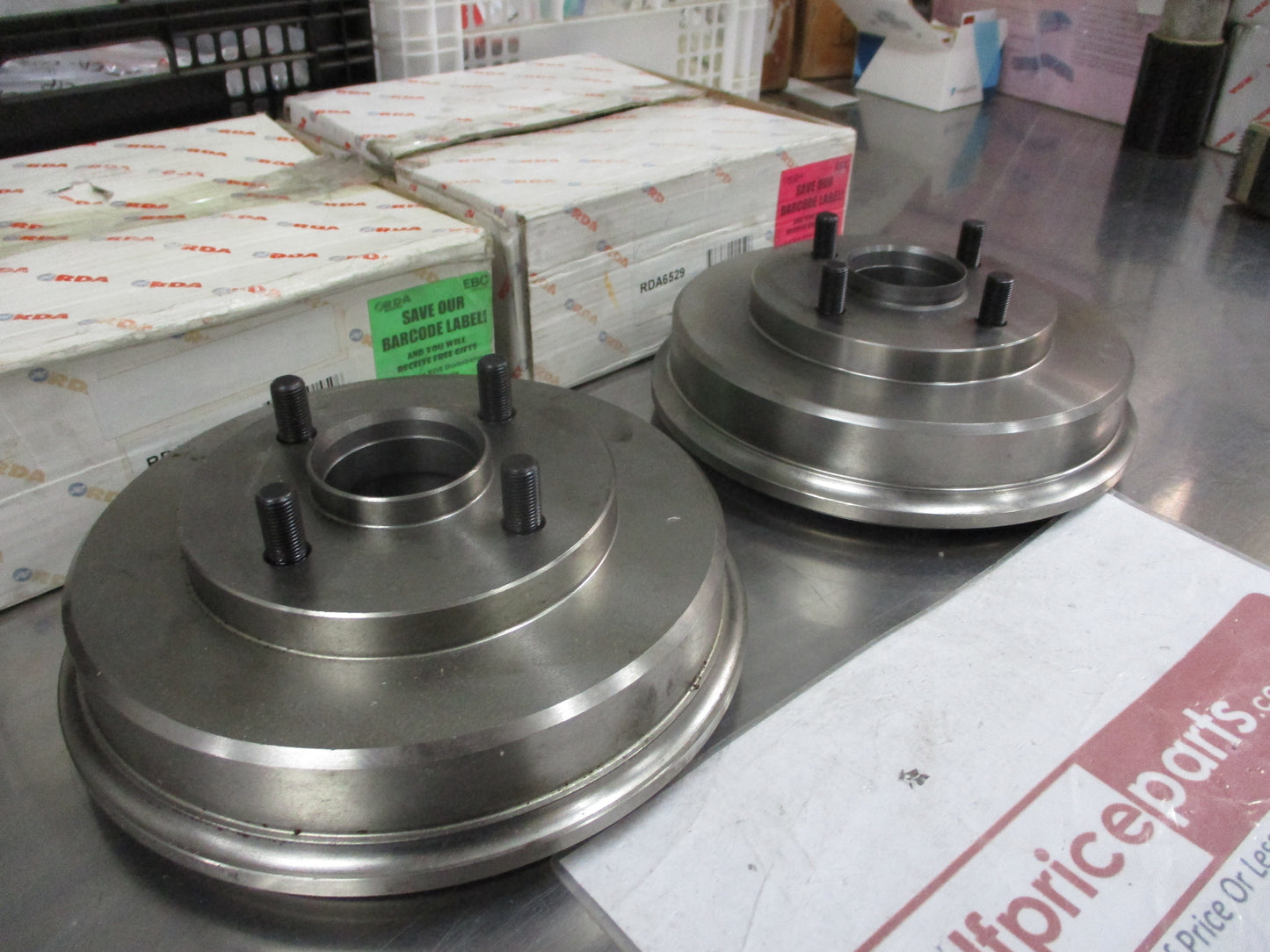 RDA Rear Brake Drums (Pair) Suits Holden Astra LD New Part