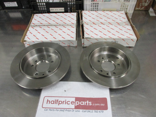 RDA Rear Disc Brake Rotors (Pair) Standard Suits Peugeot 607 New Part