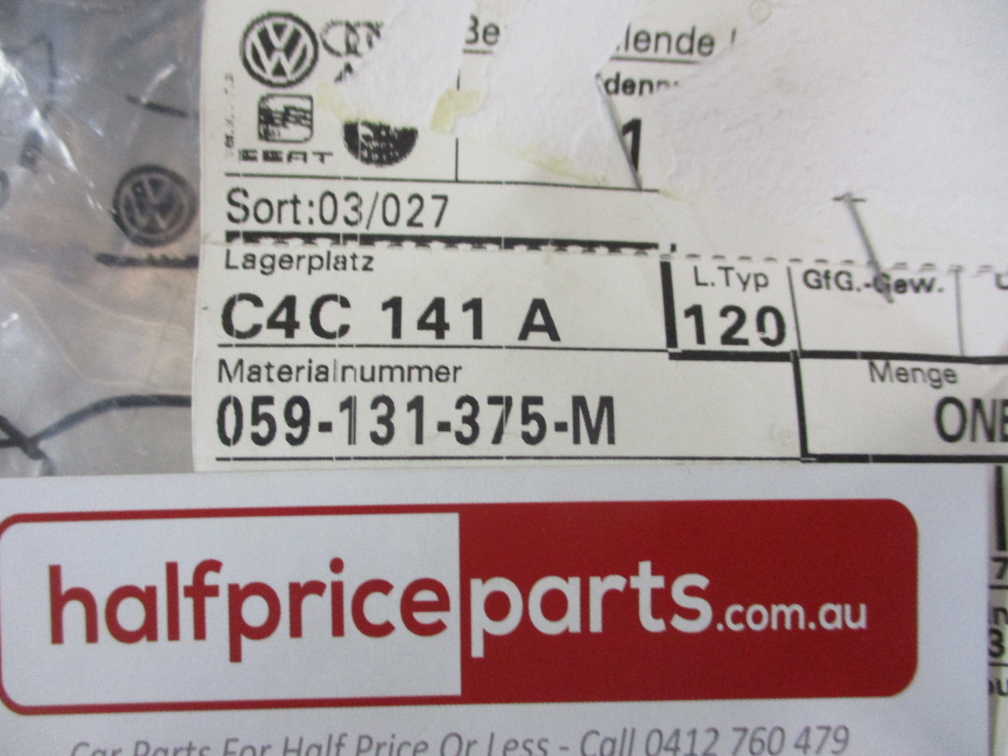 VW Amarok Genuine Vacuum Hose New Part