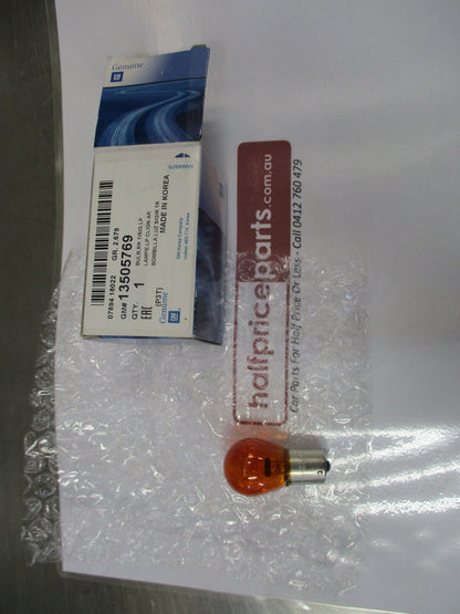 GM Genuine 12V 21W Orange Indicator Bulb New Part