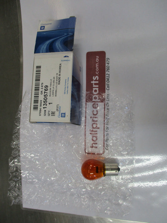 GM Genuine 12V 21W Orange Indicator Bulb New Part
