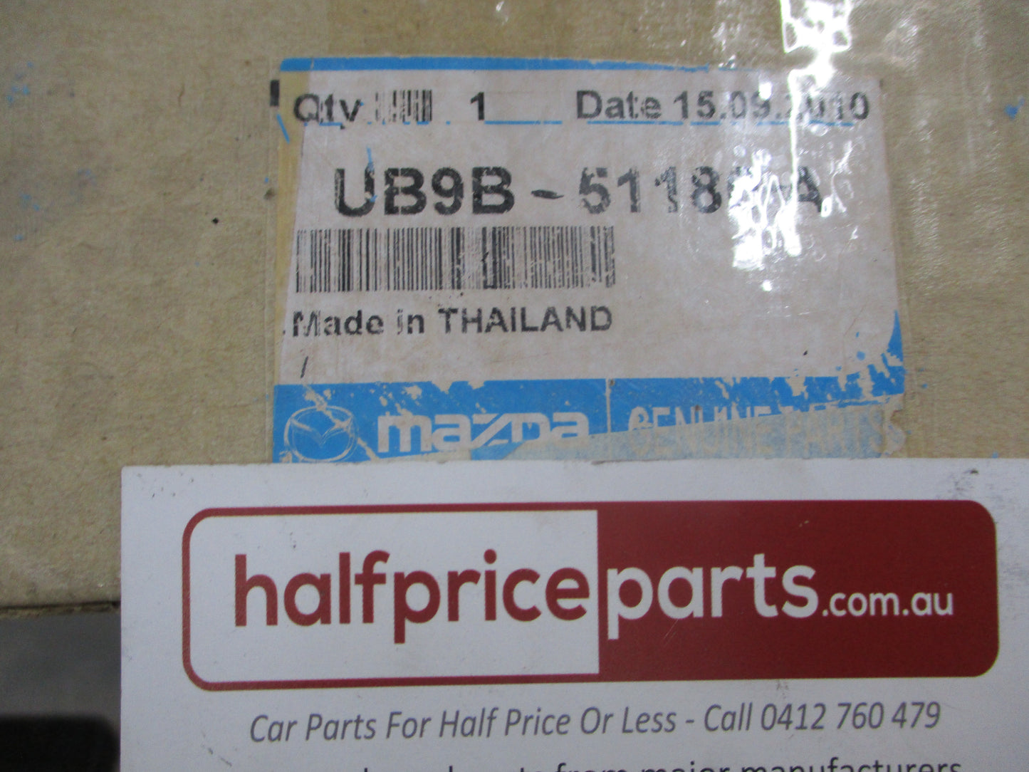 Mazda BT-50 XTR Genuine Left Tail Light Chrome Edition New Part