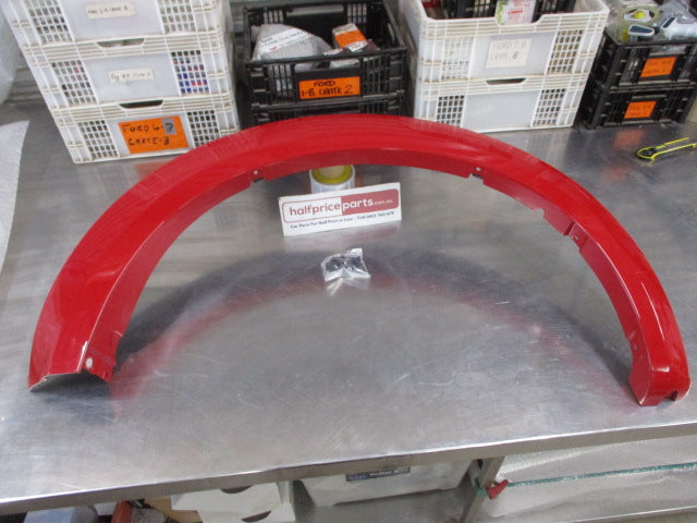 Mitsubishi Triton Dual Cab Genuine Front And Rear Red Flare Set With Fitting Kit New Part