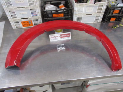 Mitsubishi Triton Dual Cab Genuine Front And Rear Red Flare Set With Fitting Kit New Part