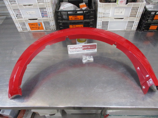 Mitsubishi Triton Dual Cab Genuine Front And Rear Red Flare Set With Fitting Kit New Part