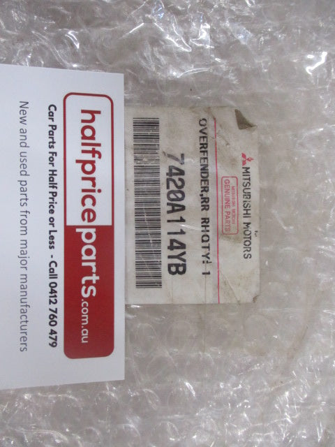 Mitsubishi Triton Genuine Right Hand Rear Over Fender Flare (Flare ONLY) New Part
