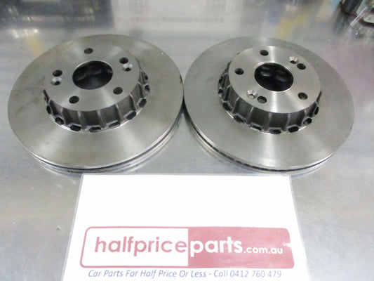 RDA Front Disc Brake Rotors (Pair) Standard Suits Renault 25 V6 New Part