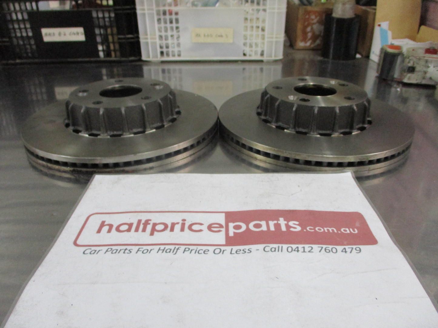 RDA Front Disc Brake Rotors (Pair) Standard Suits Renault 25 V6 New Part