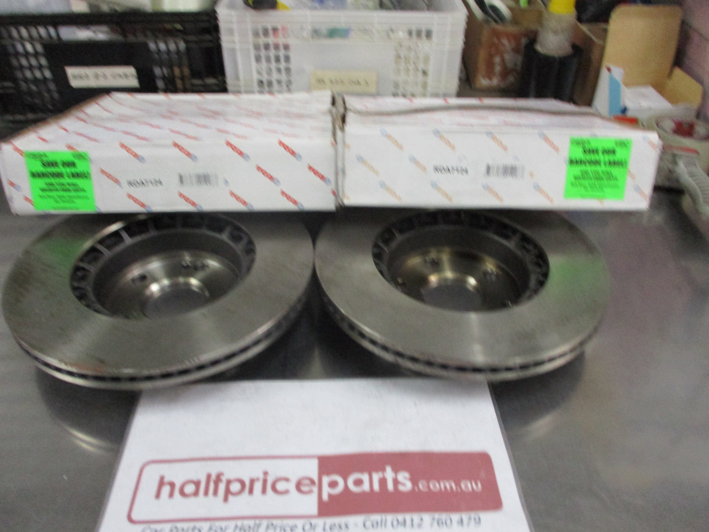 RDA Front Disc Brake Rotors (Pair) Standard Suits Renault 25 V6 New Part