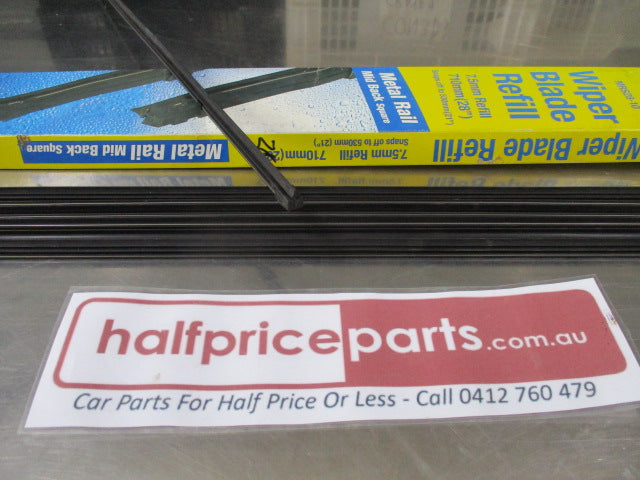 Tridon Metal Rail Square Wiper Refill 700mm 6 Pack - New Part